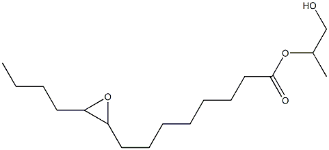 9,10-Epoxytetradecanoic acid 2-hydroxy-1-methylethyl ester Struktur