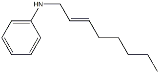 N-(2-Octenyl)aniline Struktur