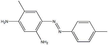 4-Methyl-6-[(4-methylphenyl)azo]-1,3-benzenediamine Struktur