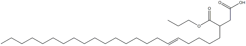 3-(5-Docosenyl)succinic acid 1-hydrogen 4-propyl ester Struktur