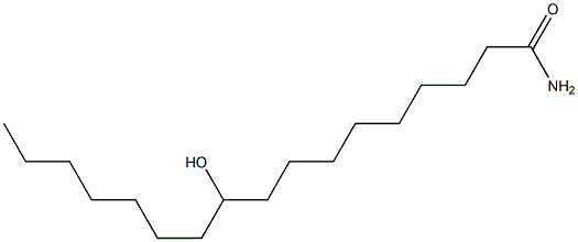 10-Hydroxyheptadecanamide Struktur