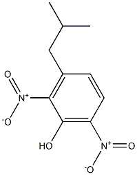 3-Isobutyl-2,6-dinitrophenol Struktur