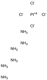 Hexammineplatinum(IV) chloride Struktur