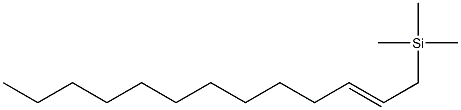 (2-Tridecenyl)trimethylsilane Struktur