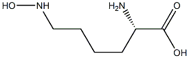 N6-Hydroxy-L-lysine Struktur