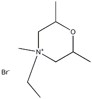 4-Ethyl-2,4,6-trimethylmorpholinium bromide Struktur