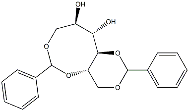 1-O,5-O:4-O,6-O-Dibenzylidene-L-glucitol Struktur