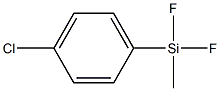 Methyl(4-chlorophenyl)difluorosilane Struktur