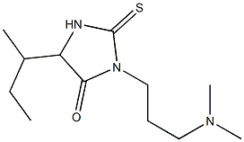 5-sec-Butyl-3-(3-dimethylaminopropyl)-2-thioxo-4-imidazolidinone Struktur