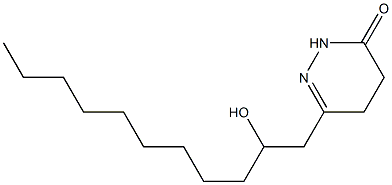 4,5-Dihydro-6-[2-hydroxyundecyl]pyridazin-3(2H)-one Struktur