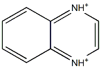 Quinoxaline-1,4-dication Struktur