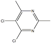 4-Chloro-5-chloro-2,6-dimethylpyrimidine Struktur