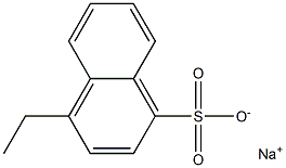 4-Ethylnaphthalene-1-sulfonic acid sodium salt Struktur