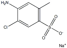 4-Amino-3-chloro-6-methylbenzenesulfonic acid sodium salt Struktur