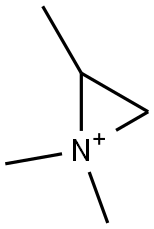 1,1,2-Trimethylaziridinium Struktur