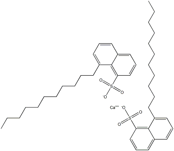 Bis(8-undecyl-1-naphthalenesulfonic acid)calcium salt Struktur