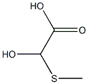 2-(Methylthio)glycolic acid Struktur