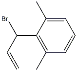 1-(1-Bromoallyl)-2,6-dimethylbenzene Struktur