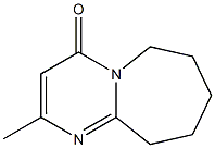 2-Methyl-7,8,9,10-tetrahydropyrimido[1,2-a]azepin-4(6H)-one Struktur