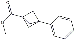 3-Phenylbicyclo[1.1.1]pentane-1-carboxylic acid methyl ester Struktur