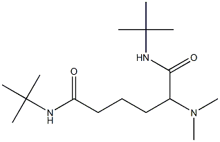 N,N'-Di(tert-butyl)-2-(dimethylamino)adipamide Struktur