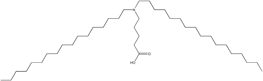 5-(Diheptadecylamino)valeric acid Struktur