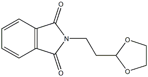 2-[2-(1,3-Dioxolan-2-yl)ethyl]-2,3-dihydro-1H-isoindole-1,3-dione Struktur