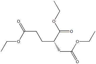 [S,(-)]-1,2,4-Butanetricarboxylic acid triethyl ester Struktur