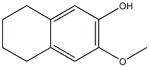 3-Methoxy-5,6,7,8-tetrahydro-2-naphthol Struktur