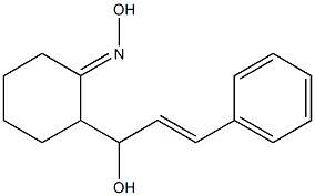 (1E)-2-(1-Hydroxy-3-phenyl-2-propenyl)cyclohexanone oxime Struktur