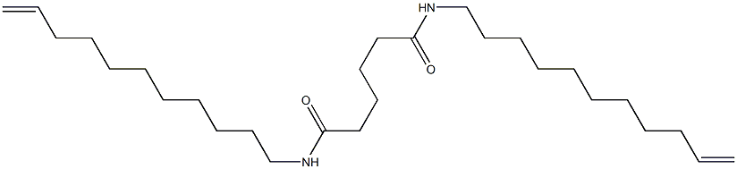 N,N'-Di(10-undecenyl)adipamide Struktur