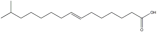 14-Methyl-7-pentadecenoic acid Struktur