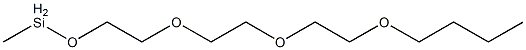 Methyl[2-[2-(2-butoxyethoxy)ethoxy]ethoxy]silane Struktur