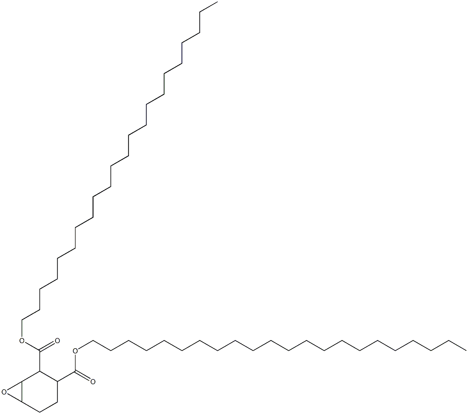 7-Oxabicyclo[4.1.0]heptane-2,3-dicarboxylic acid didocosyl ester Struktur