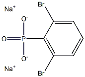 2,6-Dibromophenylphosphonic acid disodium salt Struktur