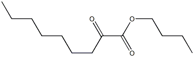 2-Ketopelargonic acid butyl ester Struktur