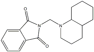 N-[[3,4,4a,5,6,7,8,8a-Octahydroquinolin-1(2H)-yl]methyl]phthalimide Struktur