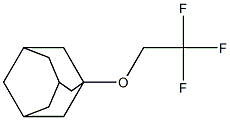 1-(2,2,2-Trifluoroethoxy)adamantane Struktur