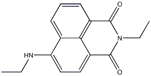 2-Ethyl-6-(ethylamino)-2H-benzo[de]isoquinoline-1,3-dione Struktur