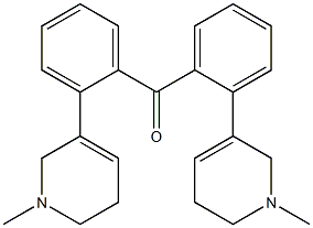 [(1-Methyl-1,2,5,6-tetrahydropyridin)-3-yl]phenyl ketone Struktur