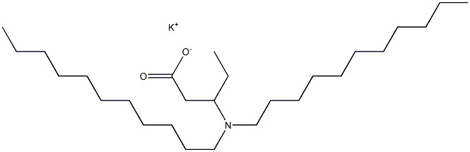 3-(Diundecylamino)valeric acid potassium salt Struktur