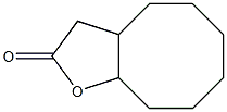 Octahydrocycloocta[b]furan-2(3H)-one Struktur