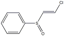 [(E)-2-Chloroethenylsulfinyl]benzene Struktur