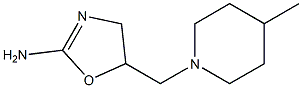 5-[(4-Methylpiperidino)methyl]-2-oxazoline-2-amine Struktur