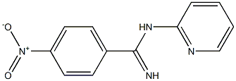 4-Nitro-N-(2-pyridyl)benzamidine Struktur