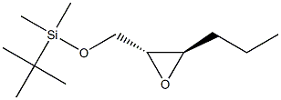 (2R,3R)-1-[(tert-Butyldimethylsilyl)oxy]-2,3-epoxyhexane Struktur