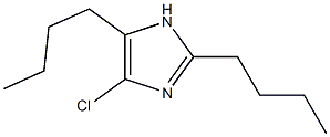 4-Chloro-2,5-dibutyl-1H-imidazole Struktur