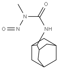 1-(Adamantan-2-yl)-3-methyl-3-nitrosourea Struktur