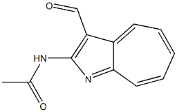 2-Acetylaminocyclohepta[b]pyrrole-3-carbaldehyde Struktur