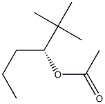 [R,(+)]-2,2-Dimethyl-3-hexanol acetate Struktur